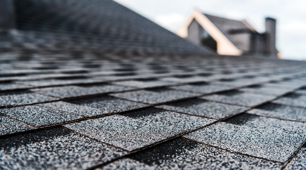 image of Overlapping shingle done by a roofer
