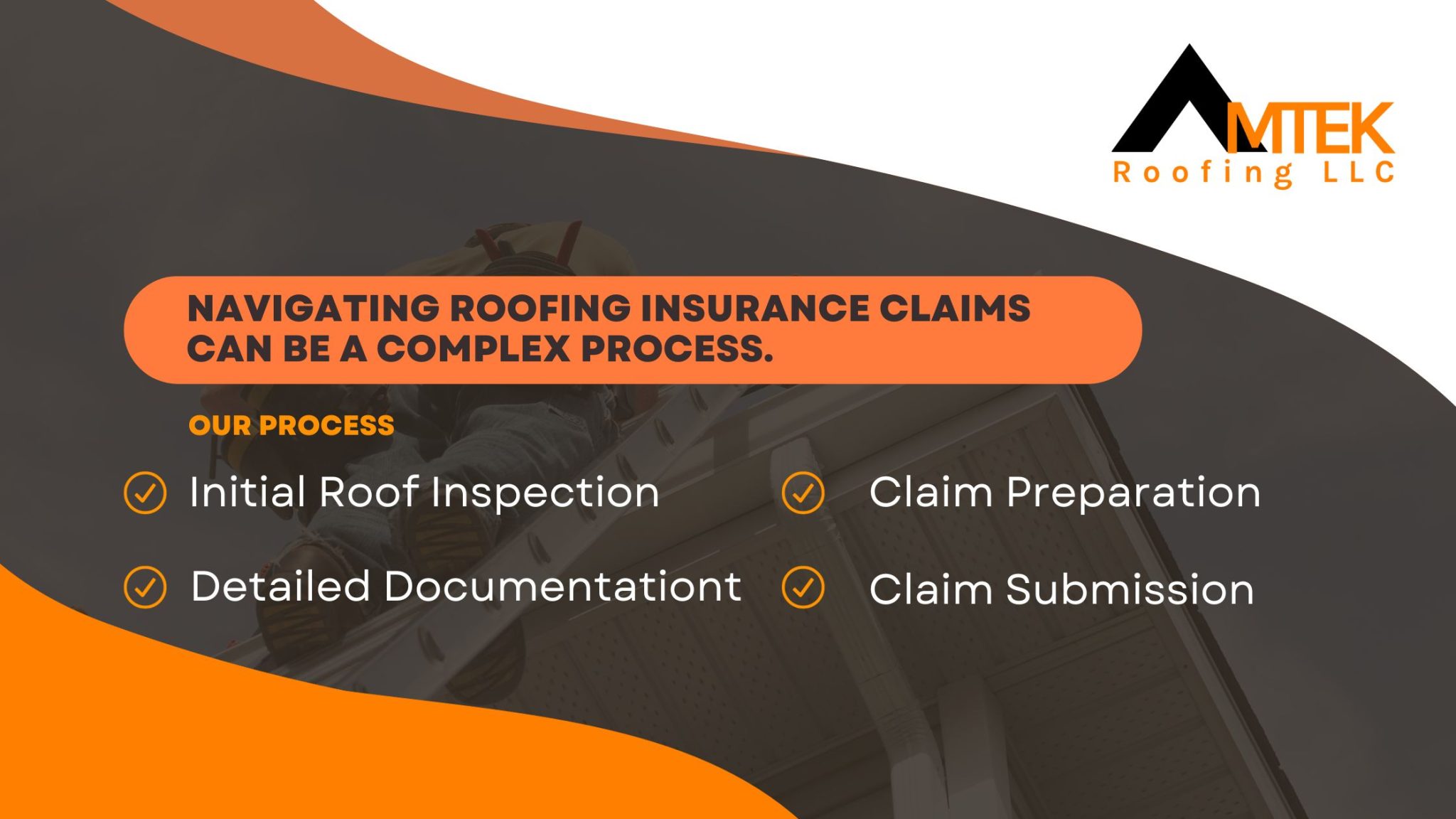 NAvigating roofing insurance claims graphic