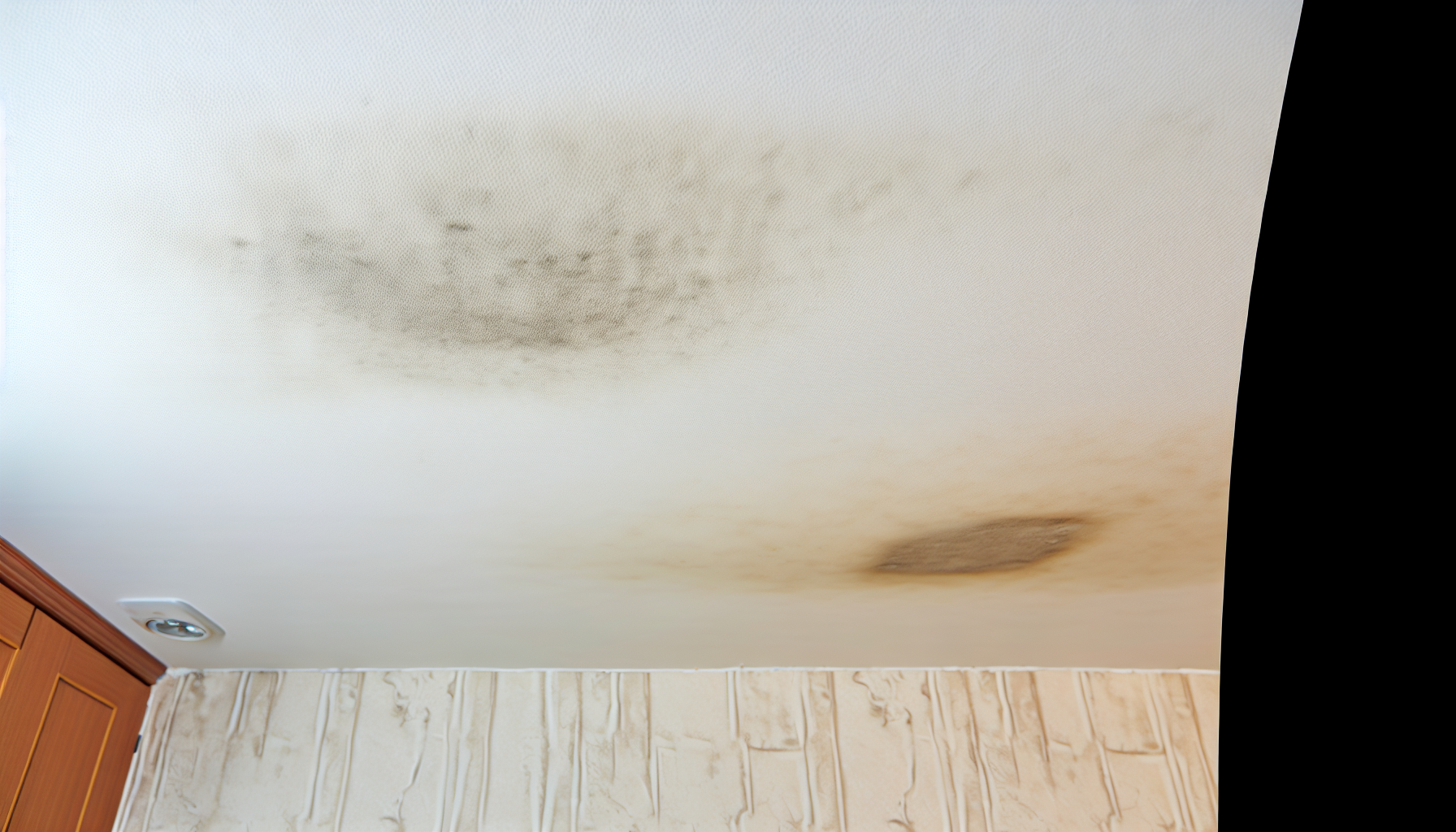 Water stains on a ceiling